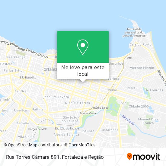 Rua Torres Câmara 891 mapa