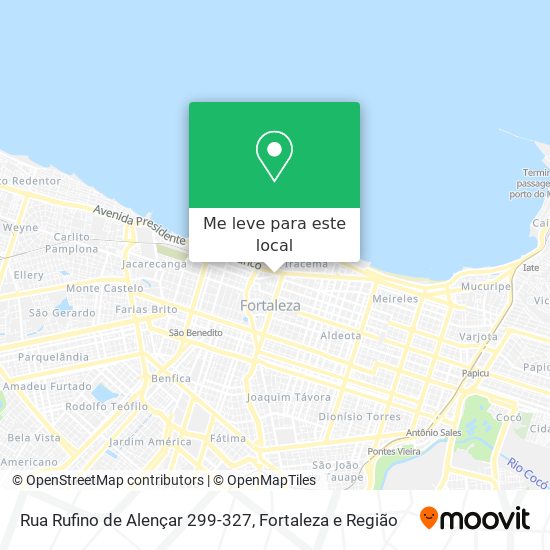 Rua Rufino de Alençar 299-327 mapa
