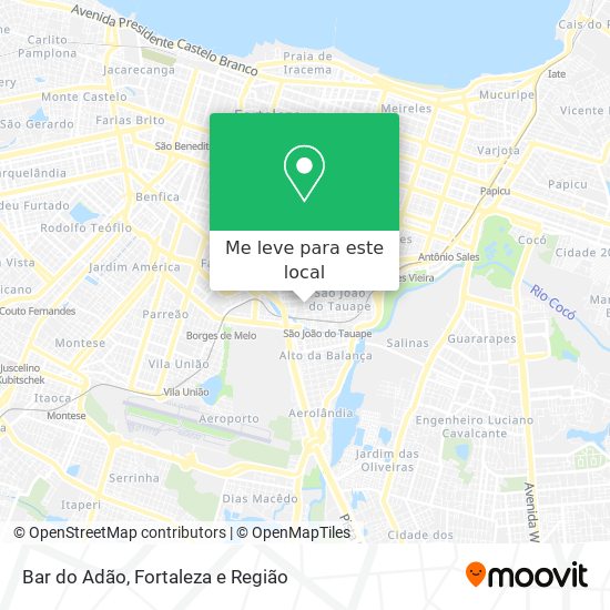 Bar do Adão mapa