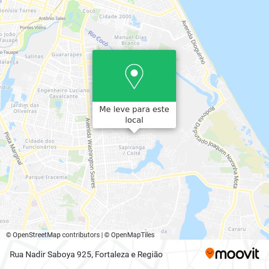 Rua Nadir Saboya 925 mapa