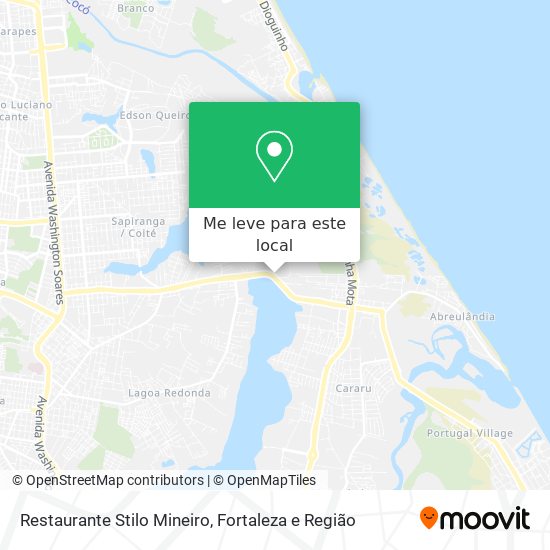 Restaurante Stilo Mineiro mapa