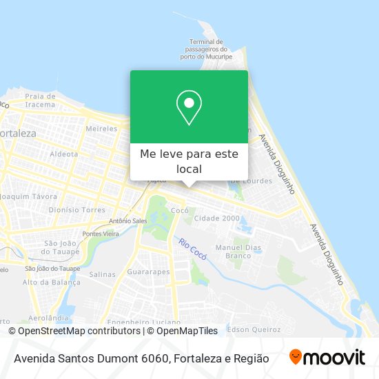 Avenida Santos Dumont 6060 mapa