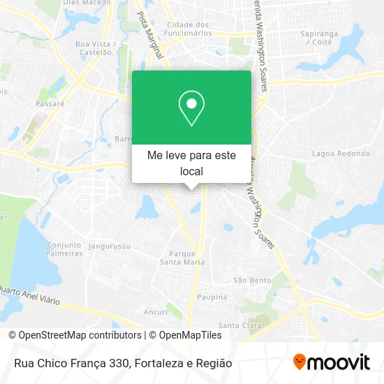 Rua Chico França 330 mapa