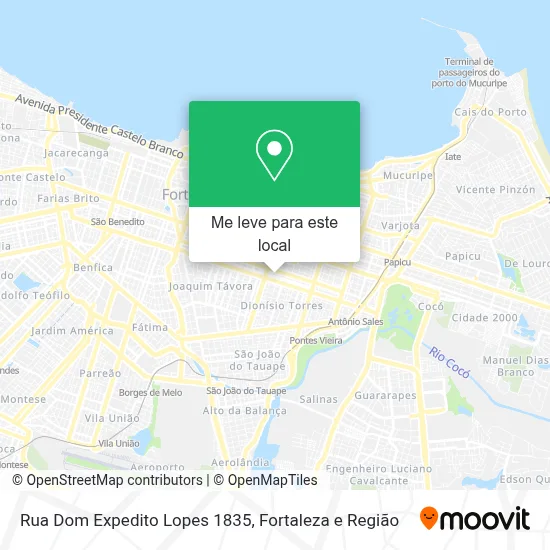 Rua Dom Expedito Lopes 1835 mapa
