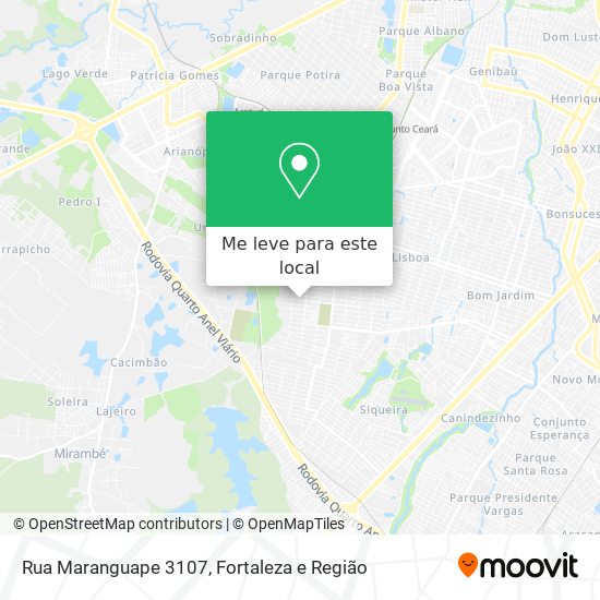 Rua Maranguape 3107 mapa