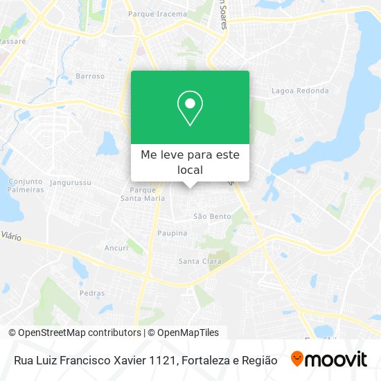 Rua Luiz Francisco Xavier 1121 mapa