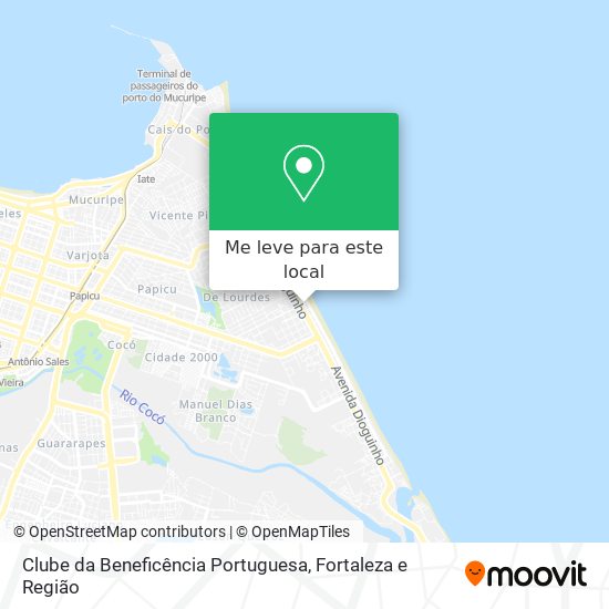 Clube da Beneficência Portuguesa mapa