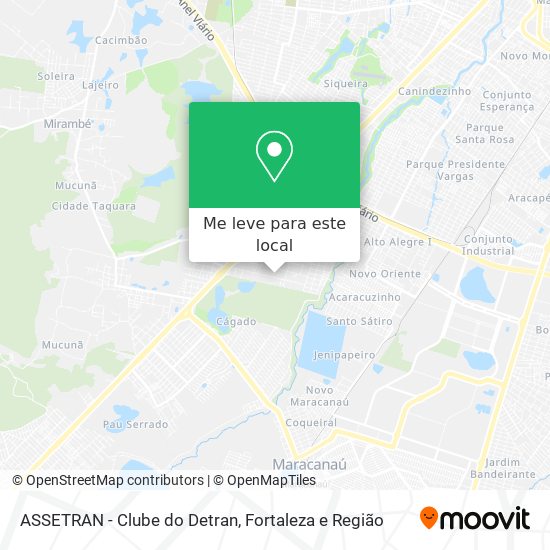 ASSETRAN - Clube do Detran mapa