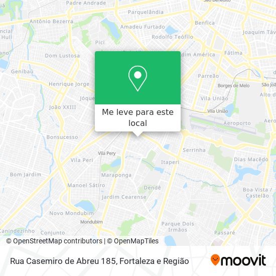 Rua Casemiro de Abreu 185 mapa