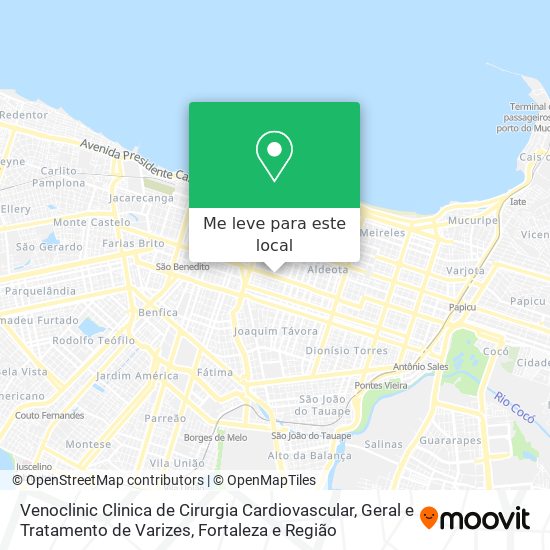 Venoclinic Clinica de Cirurgia Cardiovascular, Geral e Tratamento de Varizes mapa