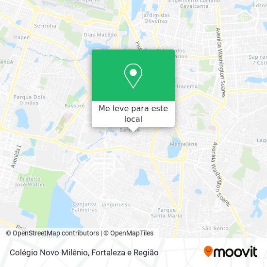 Colégio Novo Milênio mapa