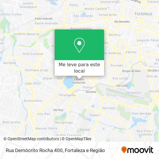 Rua Demócrito Rocha 400 mapa