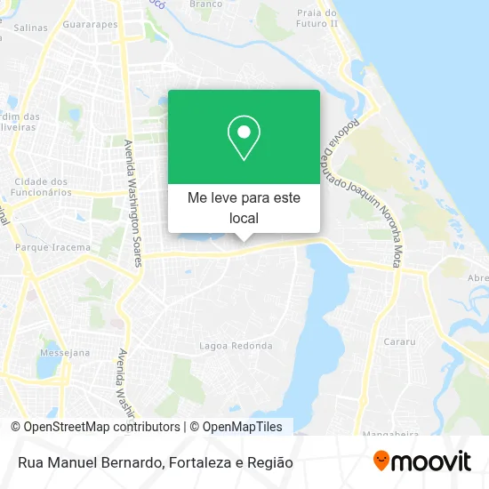 Rua Manuel Bernardo mapa
