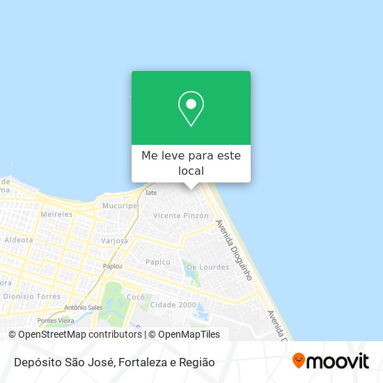 Depósito São José mapa