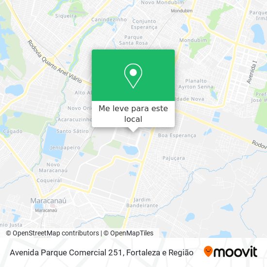 Avenida Parque Comercial 251 mapa