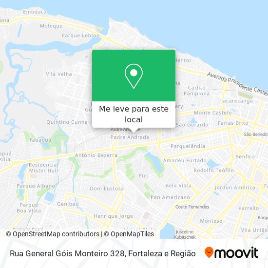 Rua General Góis Monteiro 328 mapa