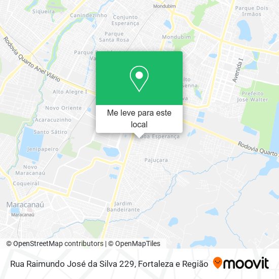 Rua Raimundo José da Silva 229 mapa