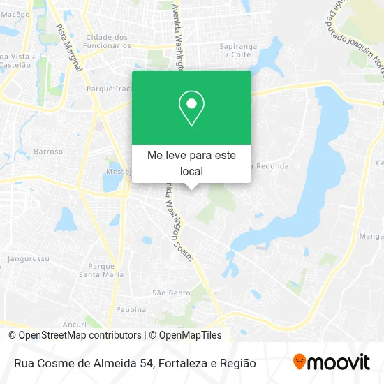 Rua Cosme de Almeida 54 mapa