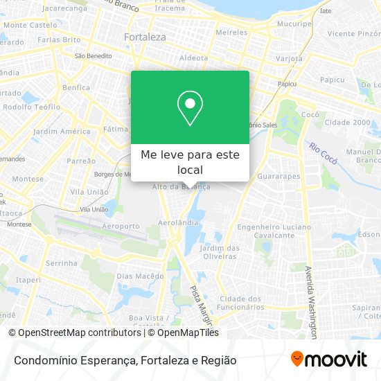 Condomínio Esperança mapa