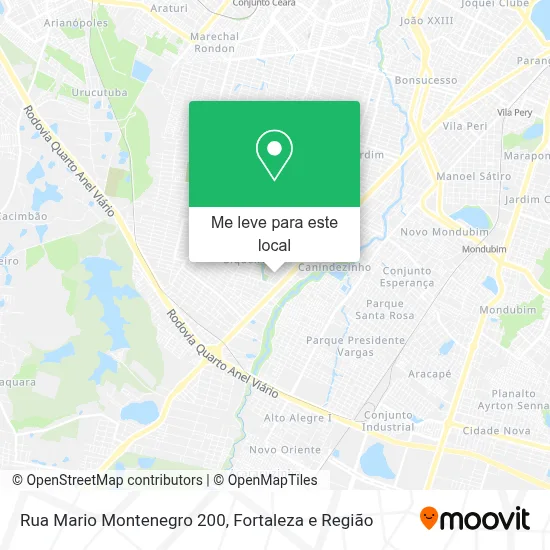 Rua Mario Montenegro 200 mapa