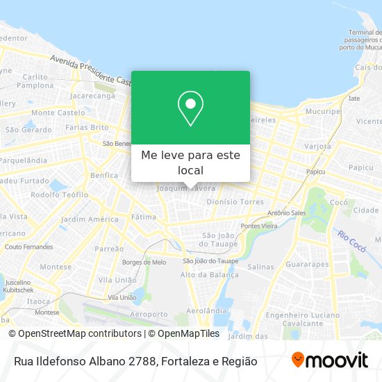 Rua Ildefonso Albano 2788 mapa