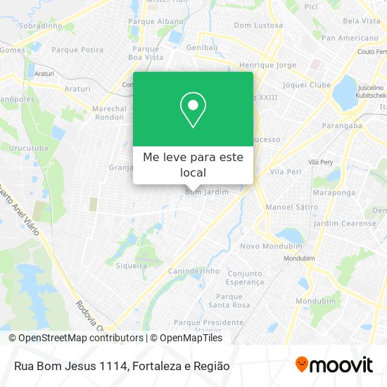 Rua Bom Jesus 1114 mapa
