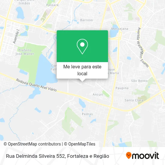 Rua Delminda Silveira 552 mapa