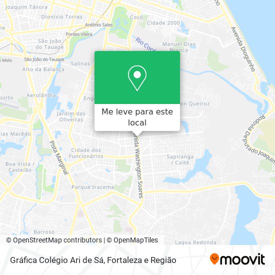 Gráfica Colégio Ari de Sá mapa
