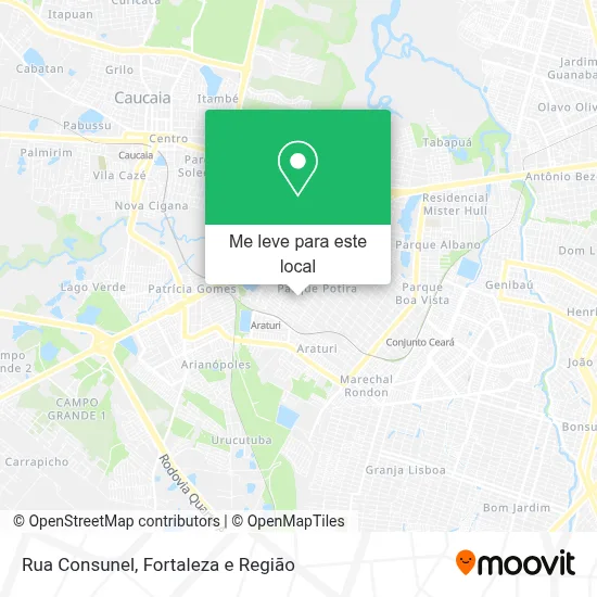 Rua Consunel mapa