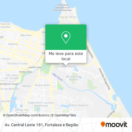 Av. Central Leste 181 mapa