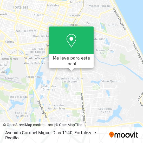 Avenida Coronel Miguel Dias 1140 mapa
