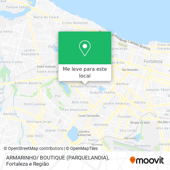 ARMARINHO/ BOUTIQUE (PARQUELANDIA) mapa