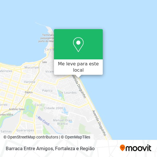 Barraca Entre Amigos mapa