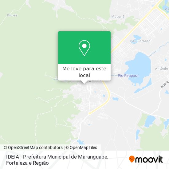 IDEIA - Prefeitura Municipal de Maranguape mapa