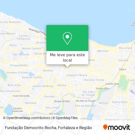 Fundação Democrito Rocha mapa