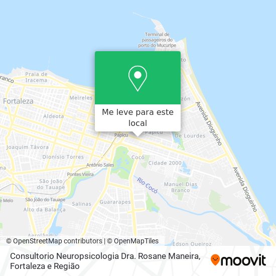 Consultorio Neuropsicologia Dra. Rosane Maneira mapa