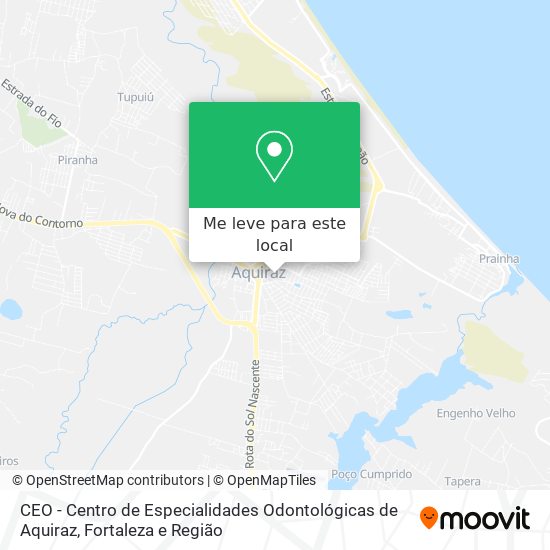 CEO - Centro de Especialidades Odontológicas de Aquiraz mapa