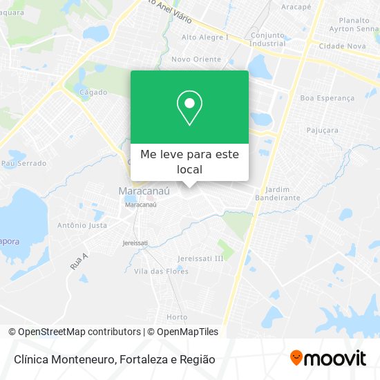 Clínica Monteneuro mapa