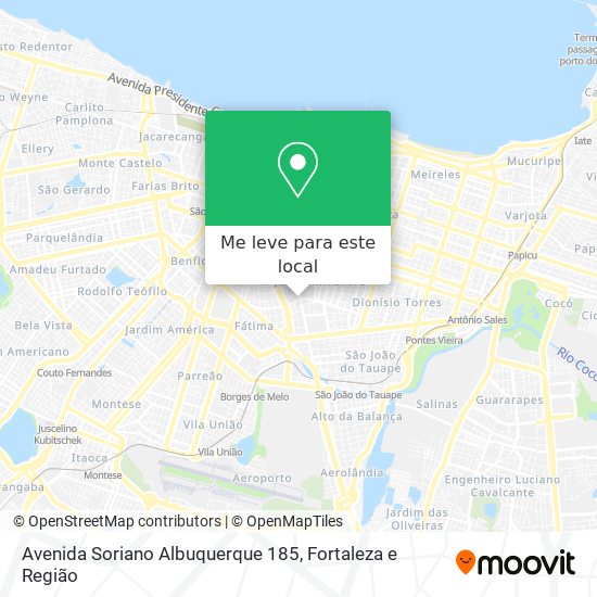 Avenida Soriano Albuquerque 185 mapa