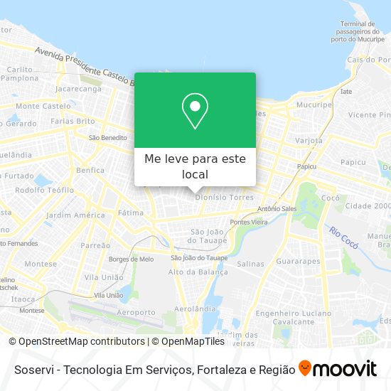 Soservi - Tecnologia Em Serviços mapa