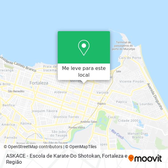 ASKACE - Escola de Karate-Do Shotokan mapa