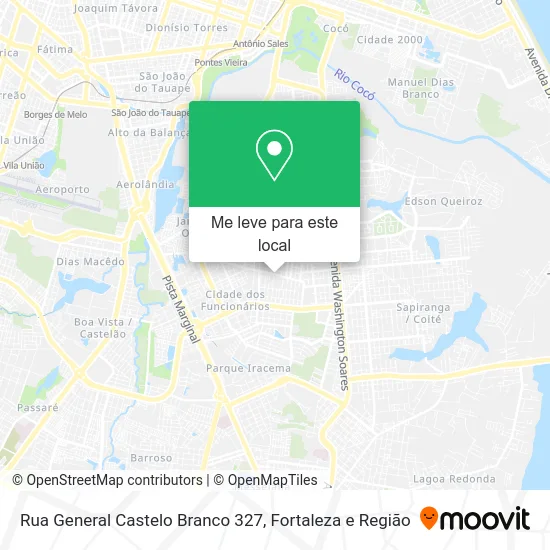 Rua General Castelo Branco 327 mapa