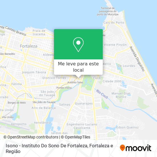 Isono - Instituto Do Sono De Fortaleza mapa