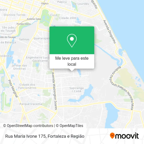 Rua Maria Ivone 175 mapa
