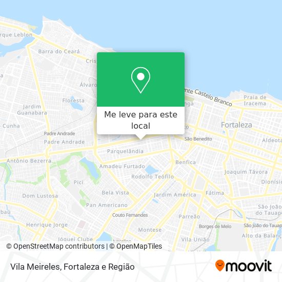 Vila Meireles mapa
