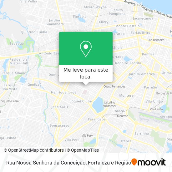 Rua Nossa Senhora da Conceição mapa