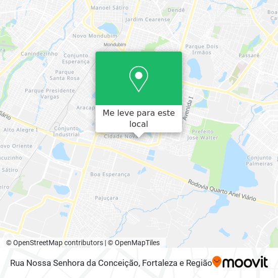 Rua Nossa Senhora da Conceição mapa