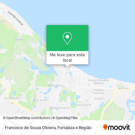 Francisco de Souza Oliveira mapa