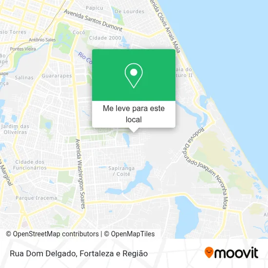 Rua Dom Delgado mapa