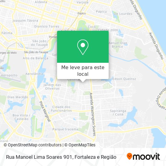 Rua Manoel Lima Soares 901 mapa
